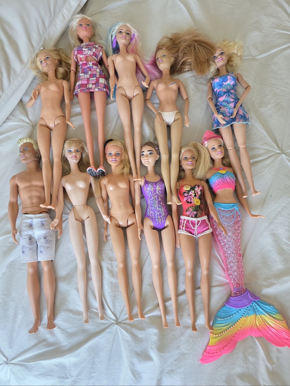 10 Barbie and Ken lot